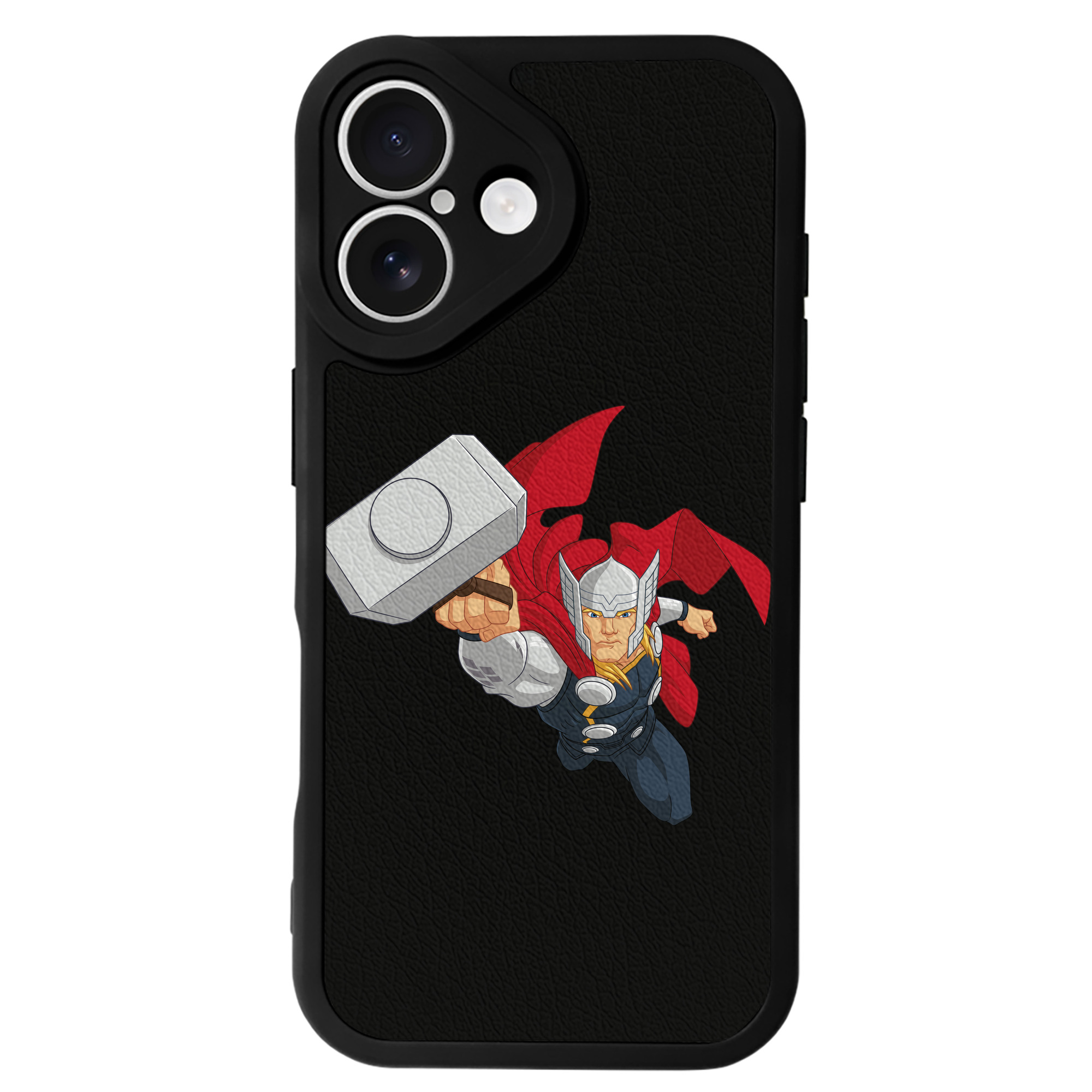 （画像用） アベンジャーズ The Avengers 【iPhone 16シリーズ対応】シリコンスマホケース（レザー調） 材質：シリコン
